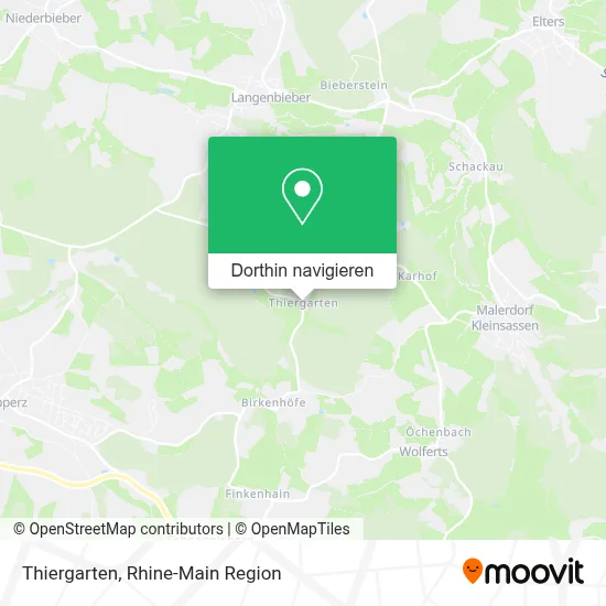 Thiergarten Karte