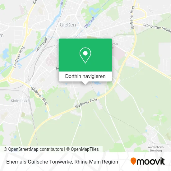 Ehemals Gailsche Tonwerke Karte