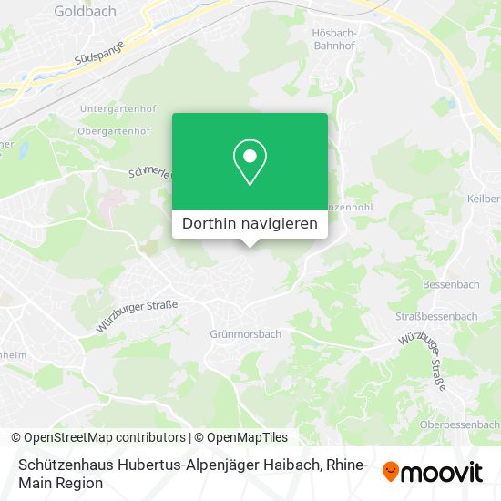 Schützenhaus Hubertus-Alpenjäger Haibach Karte