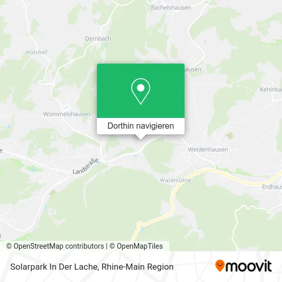 Solarpark In Der Lache Karte