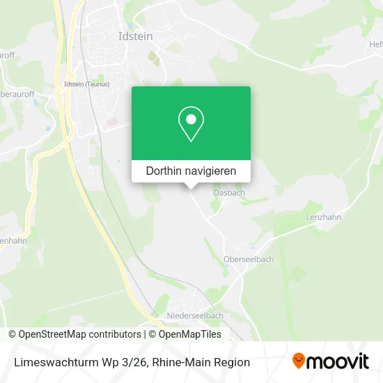 Limeswachturm Wp 3/26 Karte