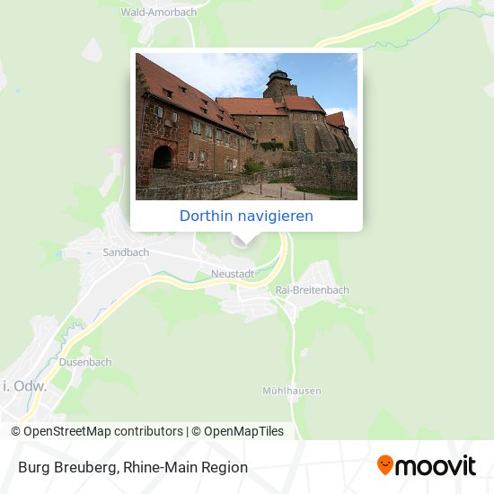 Burg Breuberg Karte