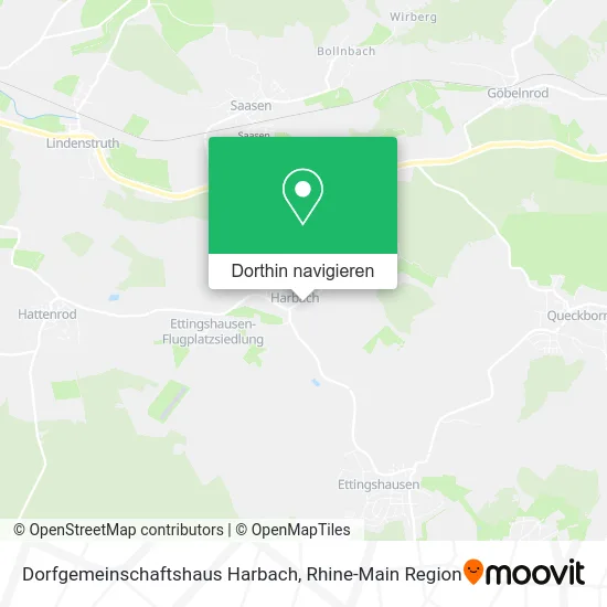 Dorfgemeinschaftshaus Harbach Karte