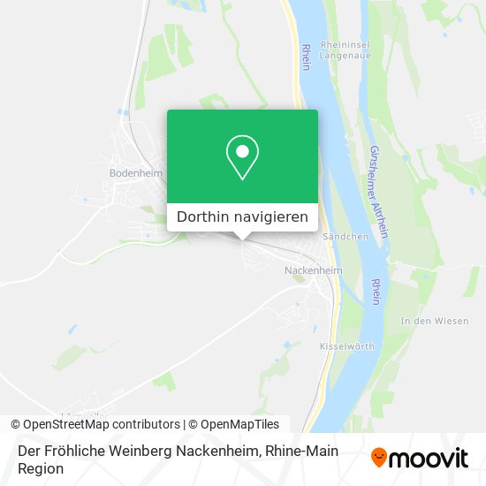 Der Fröhliche Weinberg Nackenheim Karte
