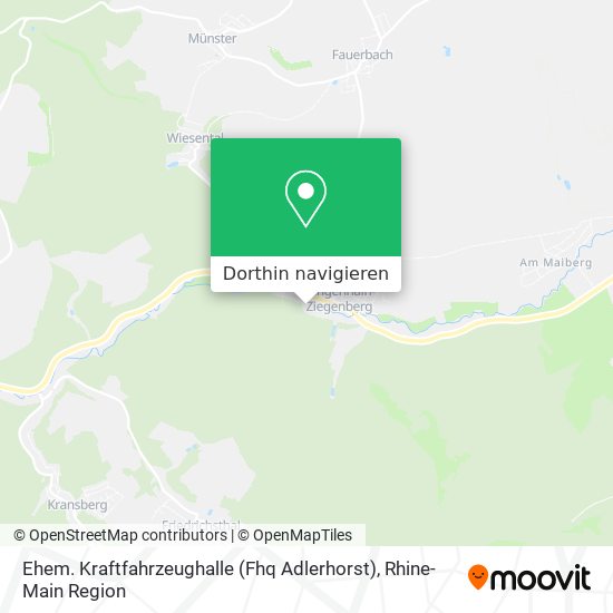 Ehem. Kraftfahrzeughalle (Fhq Adlerhorst) Karte