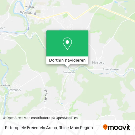 Ritterspiele Freienfels Arena Karte