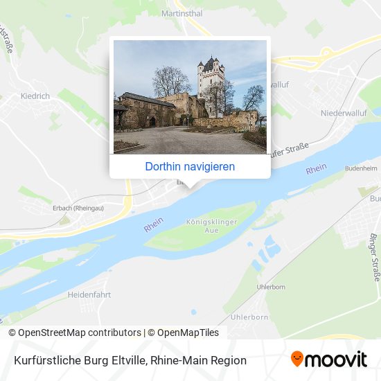 Kurfürstliche Burg Eltville Karte