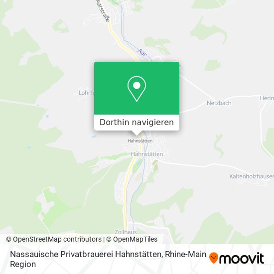 Nassauische Privatbrauerei Hahnstätten Karte