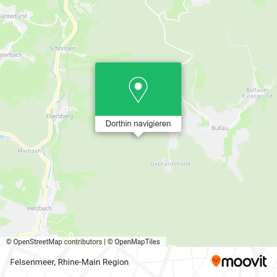 Felsenmeer Karte