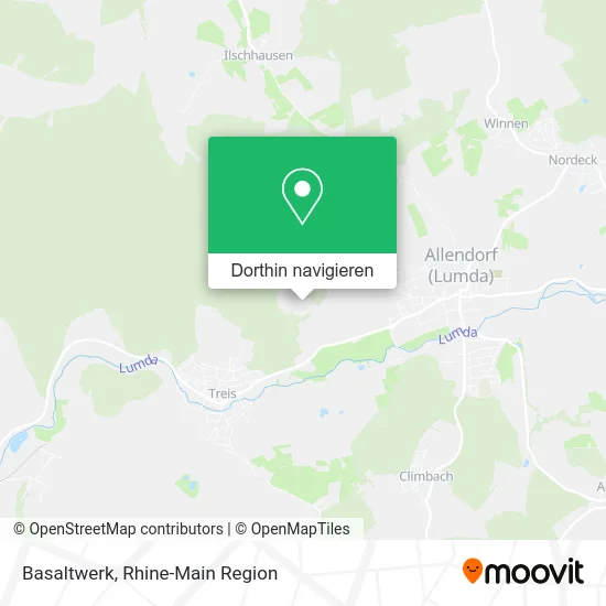 Basaltwerk Karte