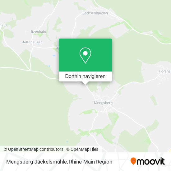 Mengsberg Jäckelsmühle Karte