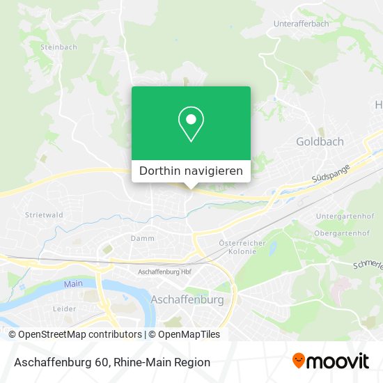 Aschaffenburg 60 Karte