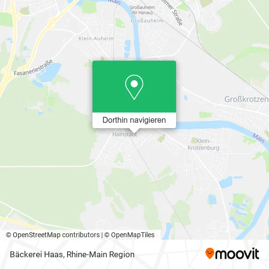 Bäckerei Haas Karte