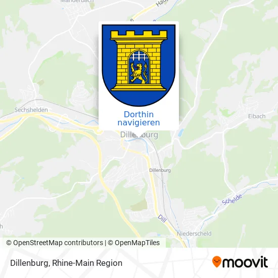 Dillenburg Karte