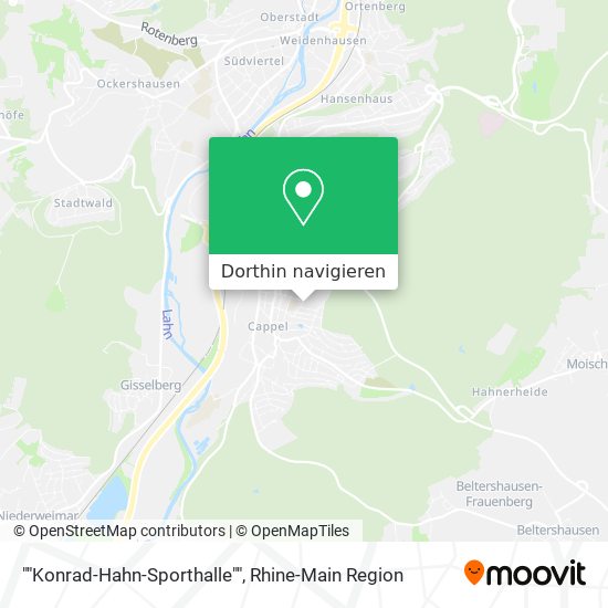 ""Konrad-Hahn-Sporthalle"" Karte