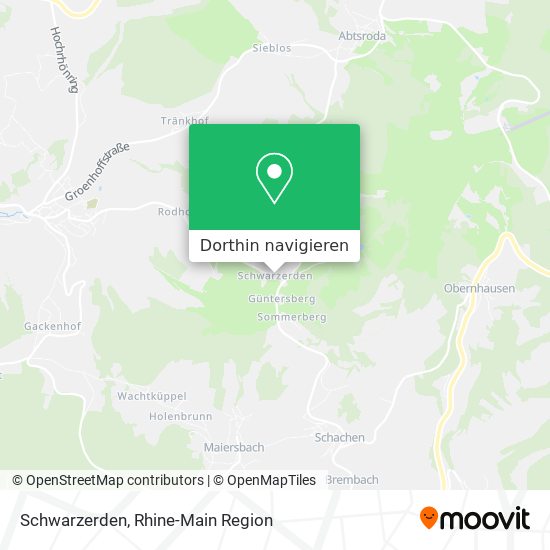 Schwarzerden Karte