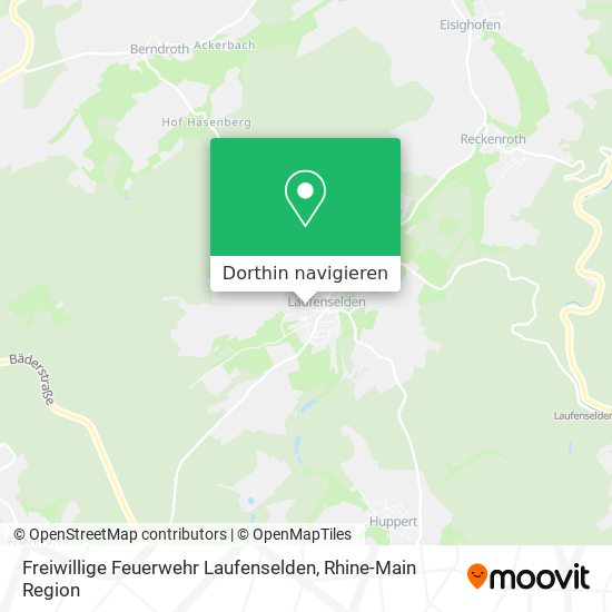 Freiwillige Feuerwehr Laufenselden Karte
