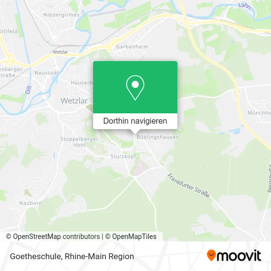 Goetheschule Karte