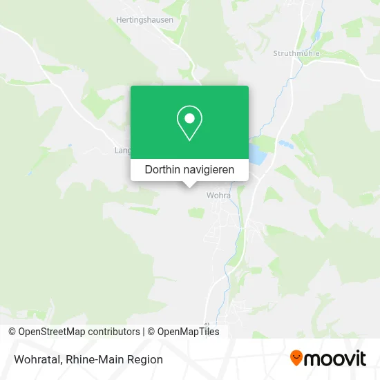 Wohratal Karte