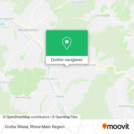 Große Wiese Karte