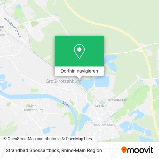 Strandbad Spessartblick Karte