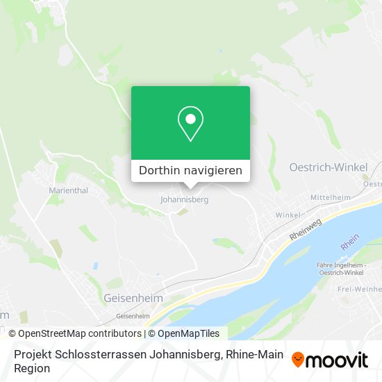 Projekt Schlossterrassen Johannisberg Karte