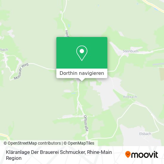 Kläranlage Der Brauerei Schmucker Karte