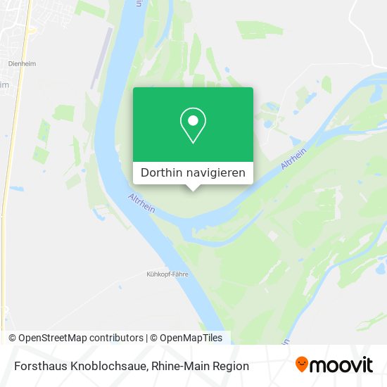 Forsthaus Knoblochsaue Karte