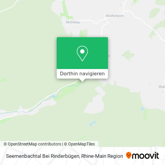 Seemenbachtal Bei Rinderbügen Karte