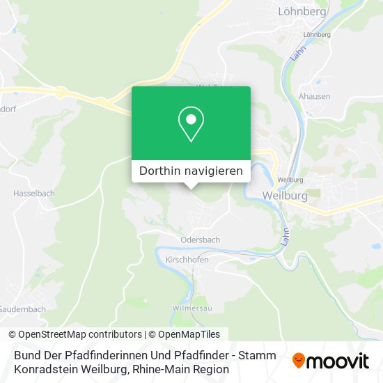Bund Der Pfadfinderinnen Und Pfadfinder - Stamm Konradstein Weilburg Karte