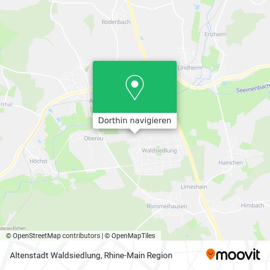 Altenstadt Waldsiedlung Karte
