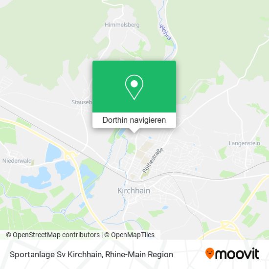 Sportanlage Sv Kirchhain Karte