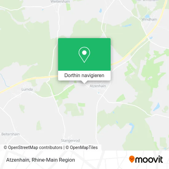 Atzenhain Karte