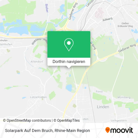 Solarpark Auf Dem Bruch Karte