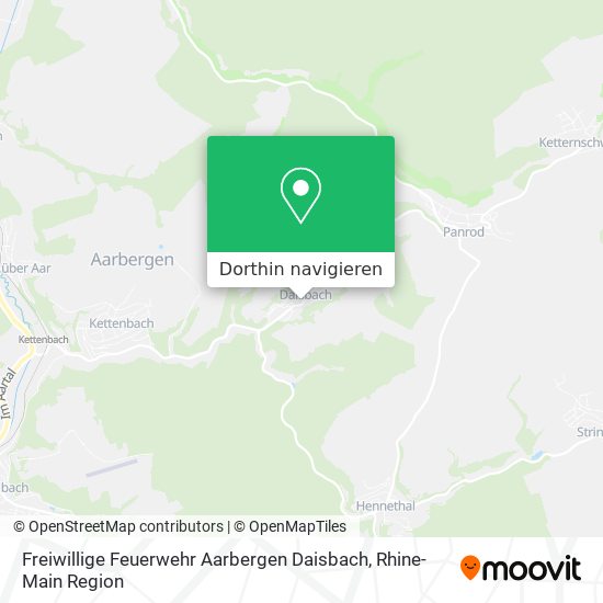 Freiwillige Feuerwehr Aarbergen Daisbach Karte