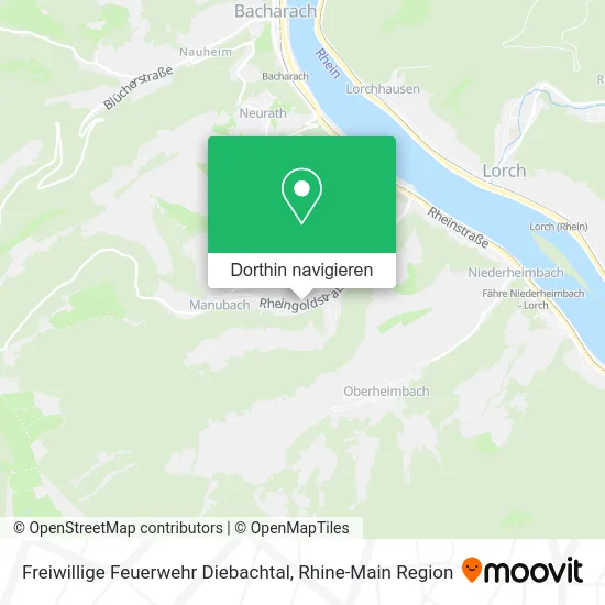 Freiwillige Feuerwehr Diebachtal Karte