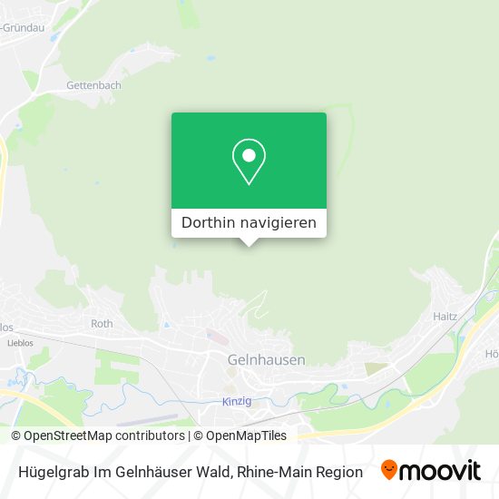 Hügelgrab Im Gelnhäuser Wald Karte