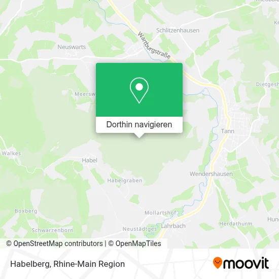 Habelberg Karte