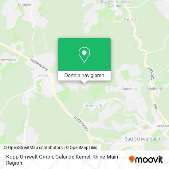 Kopp Umwelt Gmbh, Gelände Kemel Karte
