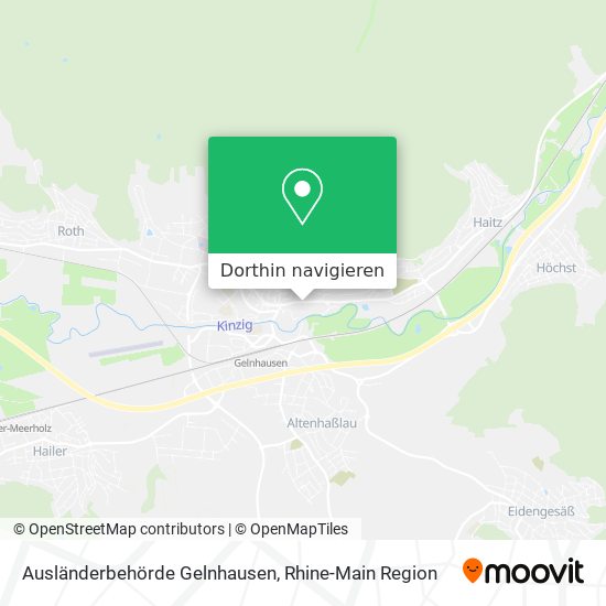 Ausländerbehörde Gelnhausen Karte
