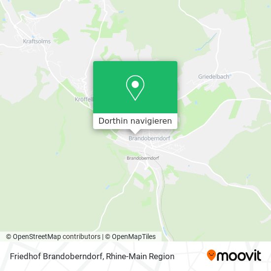 Friedhof Brandoberndorf Karte