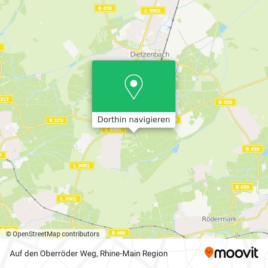 Auf den Oberröder Weg Karte