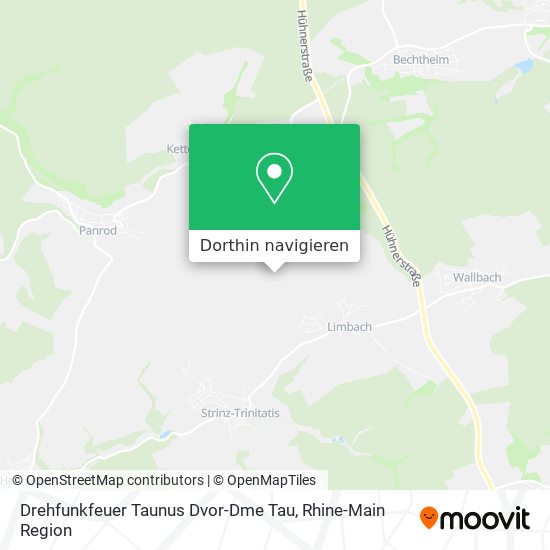 Drehfunkfeuer Taunus Dvor-Dme Tau Karte