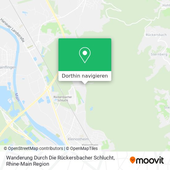 Wanderung Durch Die Rückersbacher Schlucht Karte