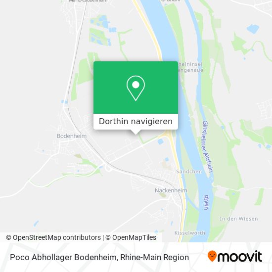 Poco Abhollager Bodenheim Karte