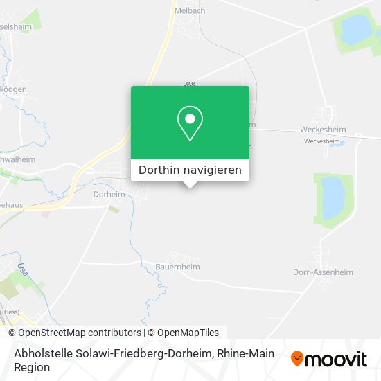 Abholstelle Solawi-Friedberg-Dorheim Karte