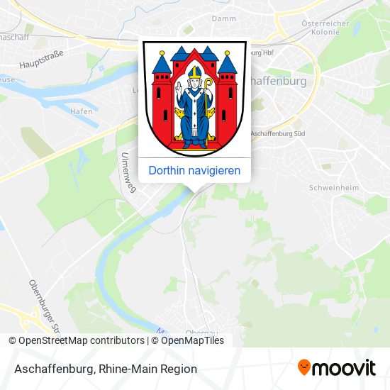 Aschaffenburg Karte
