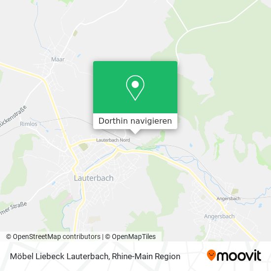 Möbel Liebeck Lauterbach Karte