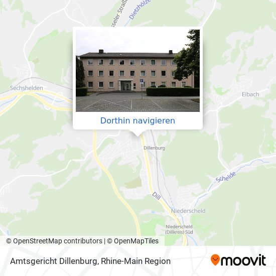 Amtsgericht Dillenburg Karte