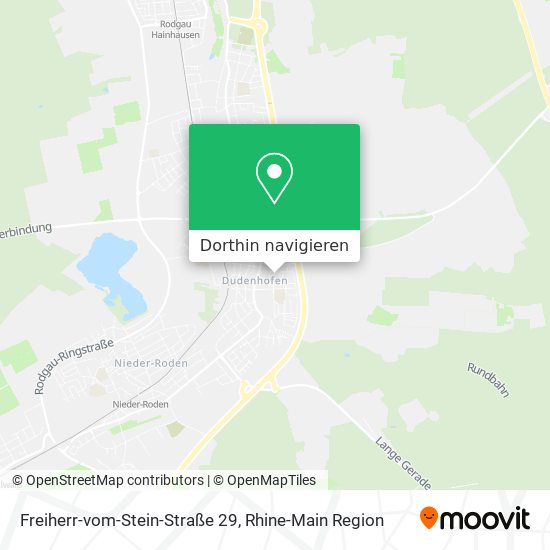 Freiherr-vom-Stein-Straße 29 Karte